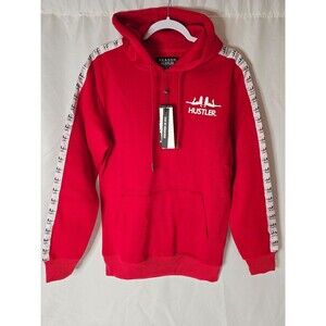Reason Clothing X Hustler Red Pullover Hoodie Sweatshirt NWT